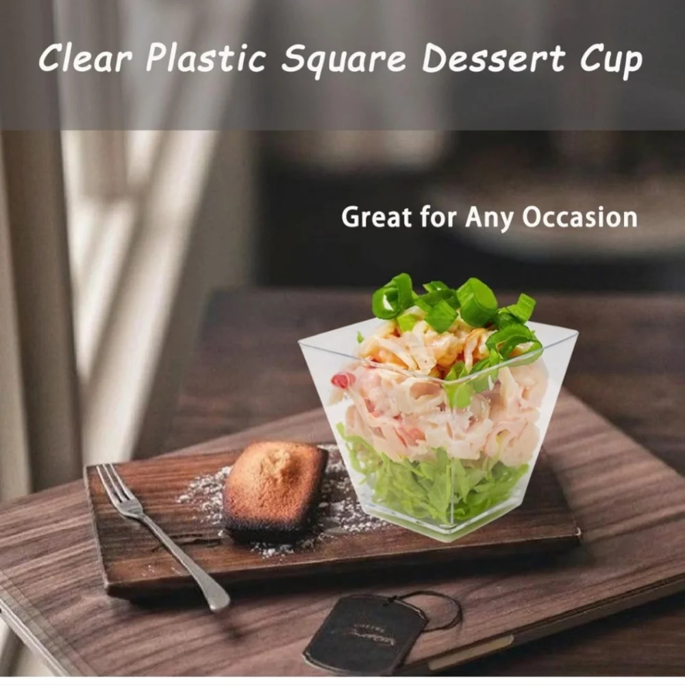 100 Dessert Cups - 5oz 50 Cups